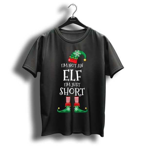 IM Not An Elf IM Just Short Funny Christmas Gift T Shirt 1 t shirt 1