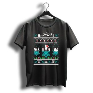 Im Not Throwing Away My Shot Reindeer Christmas Broadway Musicals T-Shirt