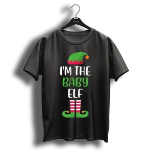 I'm The Baby Elf Family Group Matching Christmas T-Shirt
