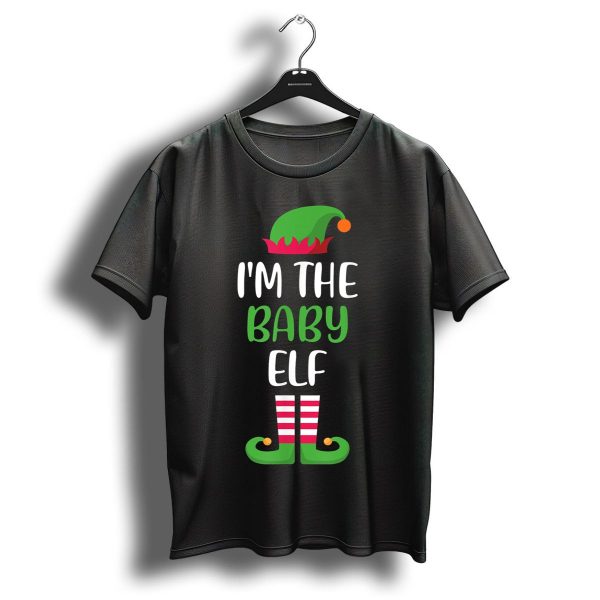 IM The Baby Elf Family Group Matching Christmas T Shirt 1 t shirt 1