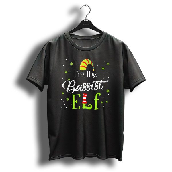 IM The Bassist Elf Costume Family Matching Christmas T Shirt 1 t shirt 1