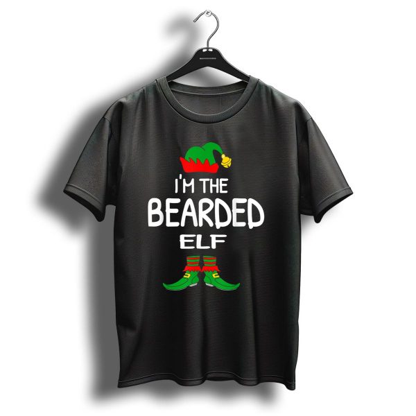 IM The Bearded Elf Santa Hat And Boots Christmas T Shirt 1 t shirt 1