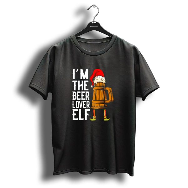 IM The Beer Lover Elf Christmas Hat And Mug T Shirt 1 t shirt 1