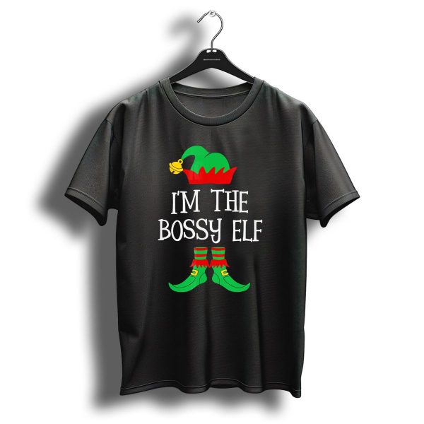 IM The Bossy Elf Family Group Christmas Matching T Shirt 1 t shirt 1