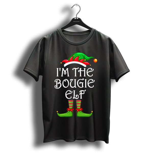 IM The Bougie Elf Matching Family Group Christmas Hat And Shoes T Shirt 1 t shirt 1