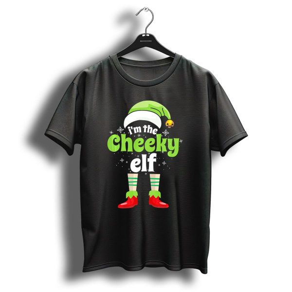 IM The Cheeky Elf Christmas Family Holiday Fun T Shirt 1 t shirt 1