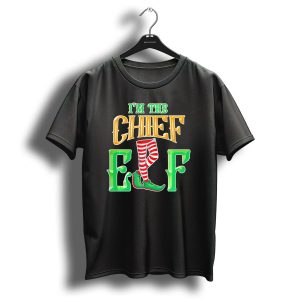 I'm The Chief Elf Family Matching Christmas Pajama Party T-Shirt