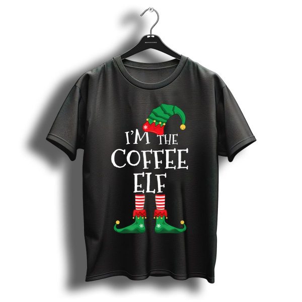 IM The Coffee Elf Matching Family Christmas Holiday Pajama Set T Shirt 1 t shirt 1