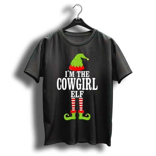 IM The Cowgirl Elf Christmas Hat And Shoes T Shirt 1 t shirt 1