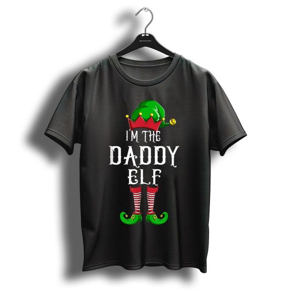 IM The Daddy Elf Matching Family Group Christmas Holiday T Shirt 1 t shirt 1