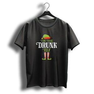 I'm The Drunk Elf Christmas Xmas Family Idea T-Shirt