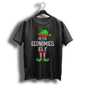 I'm The Economics Elf Matching Family Group Christmas Holiday Pajama Party T-Shirt
