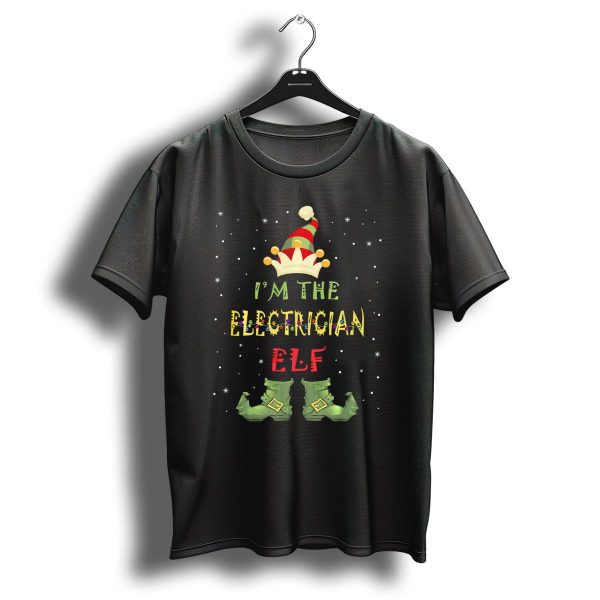 IM The Electrician Elf Christmas Holiday Festive Novelty T Shirt 1 t shirt 1