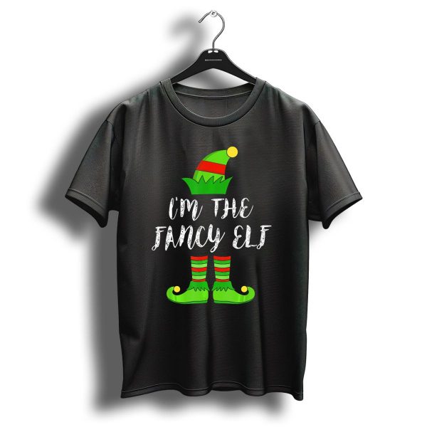 IM The Fancy Elf Christmas Party Hat And Shoes T Shirt 1 t shirt 1