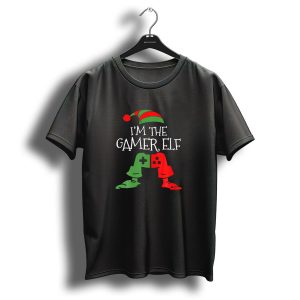 I'm The Gamer Elf Funny Gaming Christmas Gift For Nerds T-Shirt