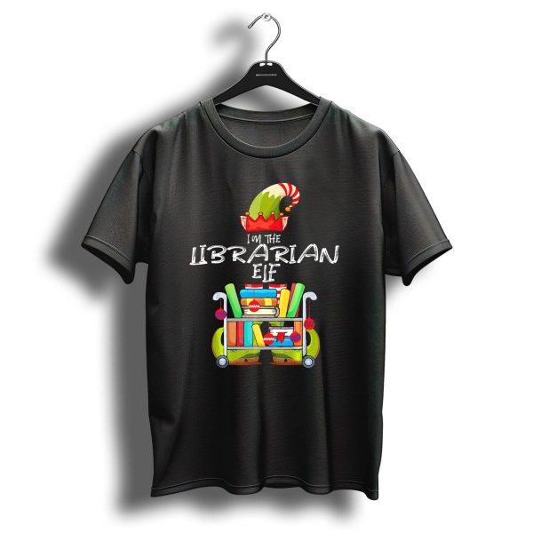 IM The Librarian Elf Funny Christmas Books Love Reading T Shirt 1 t shirt 1