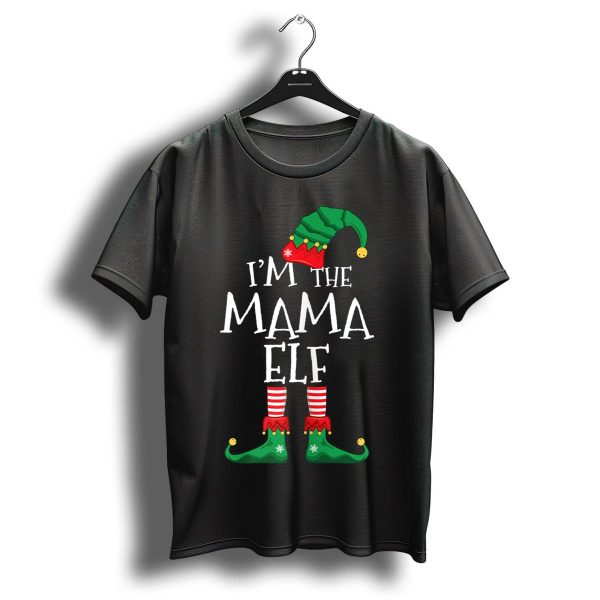 IM The Mama Elf Matching Family Holiday Christmas T Shirt 1 t shirt 1