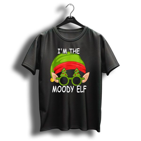 IM The Moody Elf Matching Family Christmas Group T Shirt 1 t shirt 1