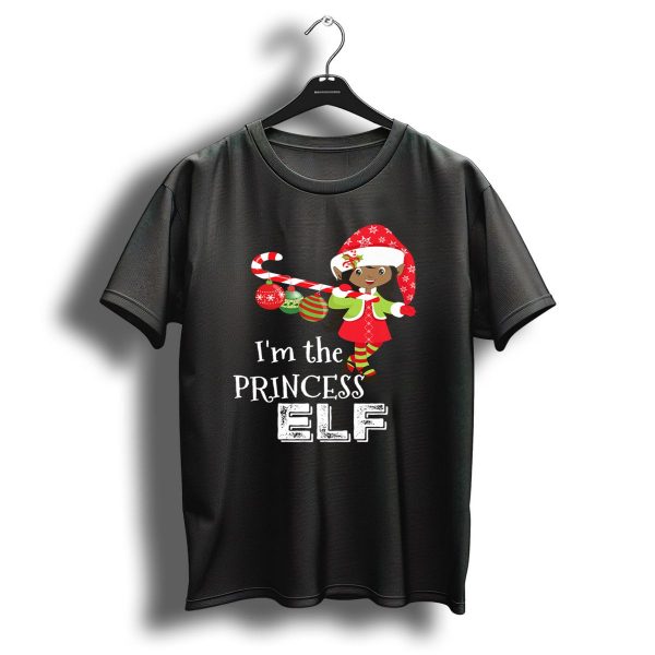 IM The Princess Elf Christmas Candy Cane Ornaments T Shirt 1 t shirt 1
