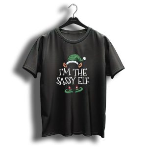 I'm The Sassy Elf Christmas Matching Family Group T-Shirt