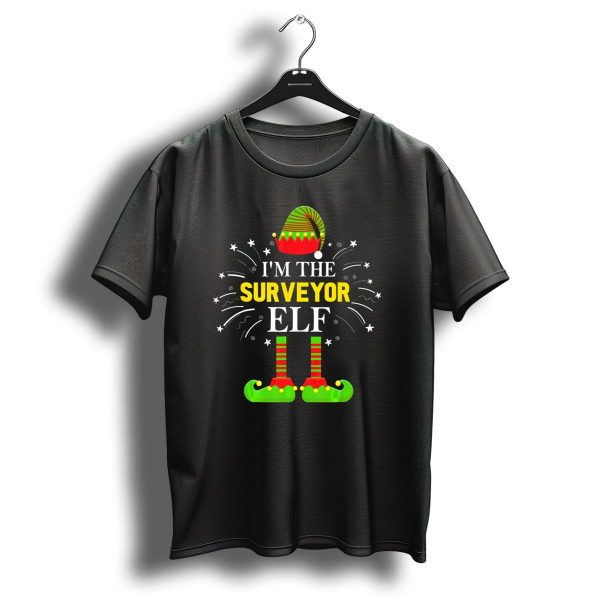 IM The Surveyor Elf Matching Family Christmas Elf T Shirt 1 t shirt 1
