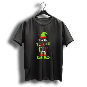 I'm The Tequila Elf Festive Holiday Humor Apparel Christmas T-Shirt