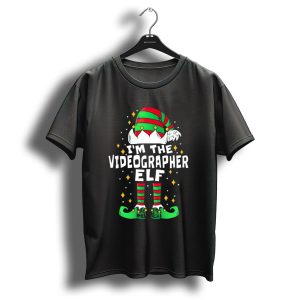 I'm The Videographer Elf Christmas Holiday Costume T-Shirt