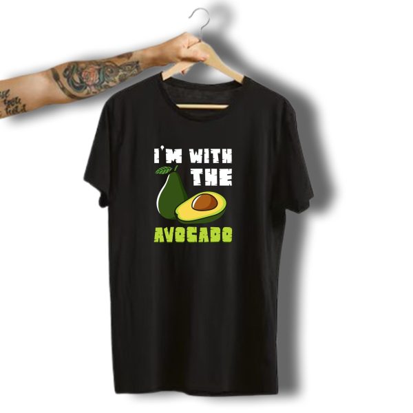 IM With The Avocado Funny Halloween Party T Shirt t shirt 1