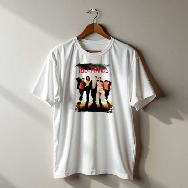 Idle Hands Seth Green Devon Sawa 1990S Halloween Horror Movie Cover T Shirt t shirt 1