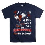 If You Don't Like The South Carolina Gamecocks Kiss My Endzone Betty Boop T-Shirt