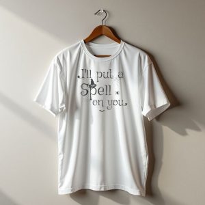 Ill Put A Spell On You Halloween Witch Hat Spider Webs Bat T-Shirt