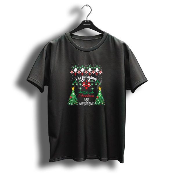 Im Dreaming Of A Wine Christmas And Happy New Year T Shirt 1 t shirt 1