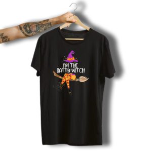 I'm The Batty Witch Halloween Broomstick Costume T-Shirt