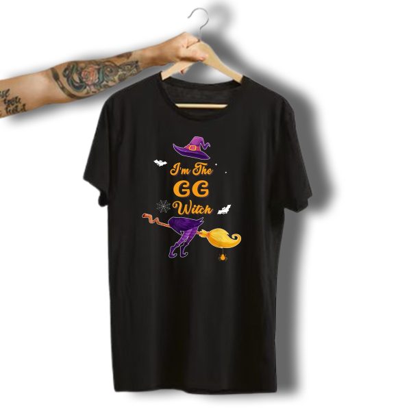 Im The Gg Witch Hat Bats Broom Spider Halloween T Shirt t shirt 1