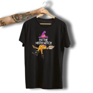 I'm The Math Witch Halloween Wizardry Broomstick Stars T-Shirt