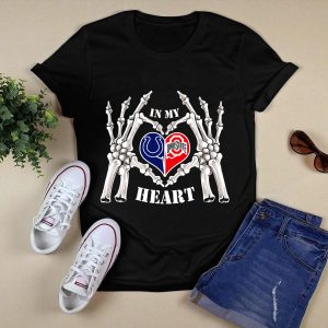 In My Heart Indianapolis Colts Ohio State Buckeyes T Shirt