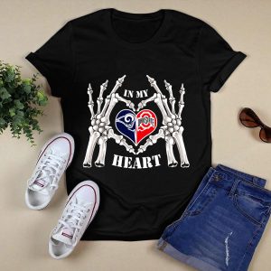In My Heart Los Angeles Rams Ohio State Buckeyes T Shirt