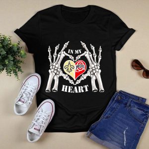 In My Heart New Orleans Saints Ohio State Buckeyes T Shirt