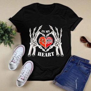 In My Heart Tampa Bay Buccaneers Ohio State Buckeyes T Shirt