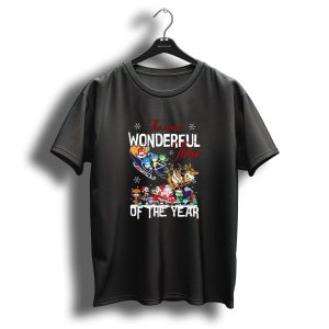 Inside Out The Most Wonderful Time Of The Year Christmas Characters Sleigh Reindeer T Shirt