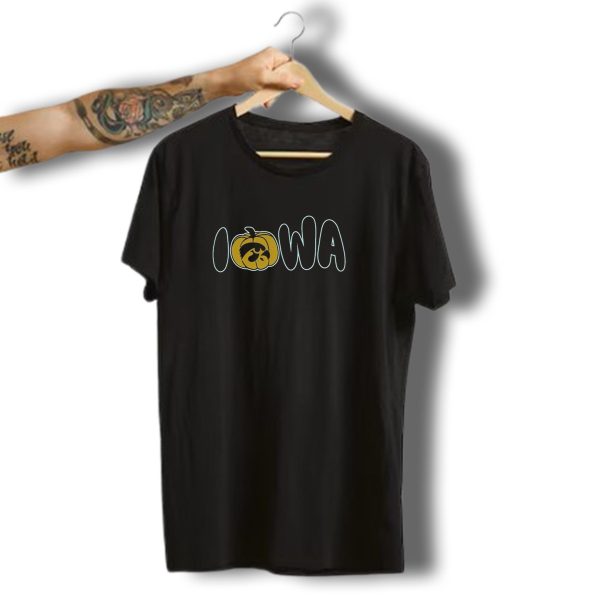Iowa Pumpkin Hawkeyes Halloween T Shirt t shirt 1