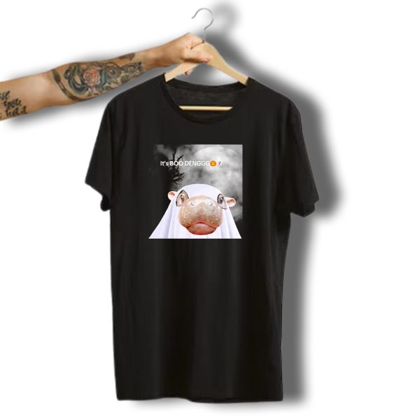 Its Boo Denggg Hippo Ghost Halloween Moon Tree T Shirt t shirt 1