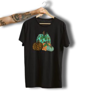 It'S Fall Y'All Pumpkin Leopard Halloween Autumn T-Shirt