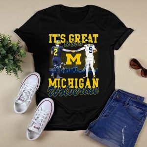 It's Great To Be A Michigan With Blake Corum And Mccarthy Shirt