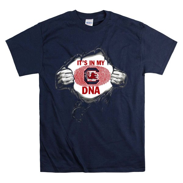 Its In My Dna South Carolina Gamecocks T Shirt 1 Navy