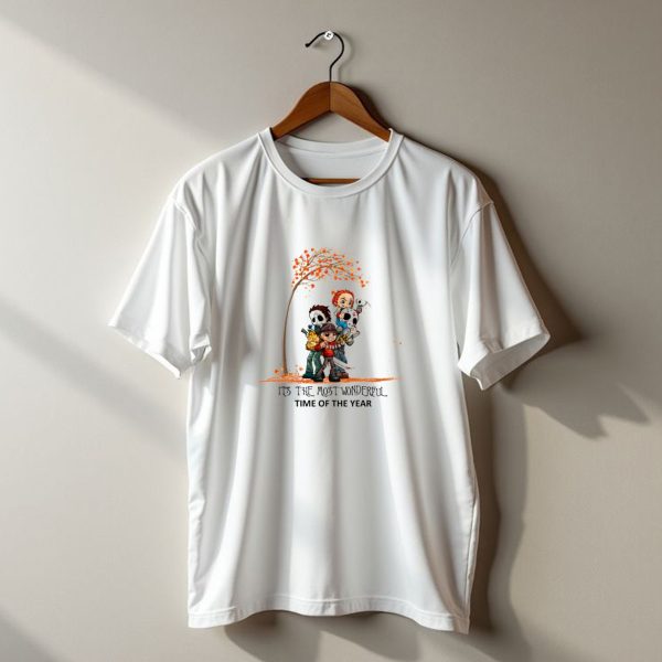 Its The Most Wonderful Time Of The Year With Halloween Horror Icons T Shirt t shirt 1