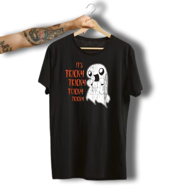 Its Tricky Tricky Tricky Halloween Ghost T Shirt t shirt 1