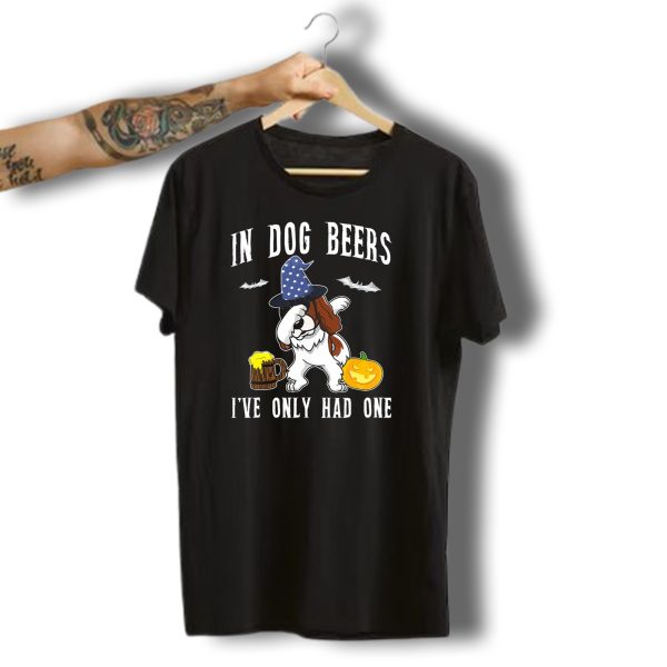 Ive Only Had One Dabbing Cavalier King Charles Spaniel Halloween Wizard Hat Pumpkin T Shirt t shirt 1