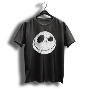 Jack Skellington Face Disney Nightmare Before Christmas T Shirt