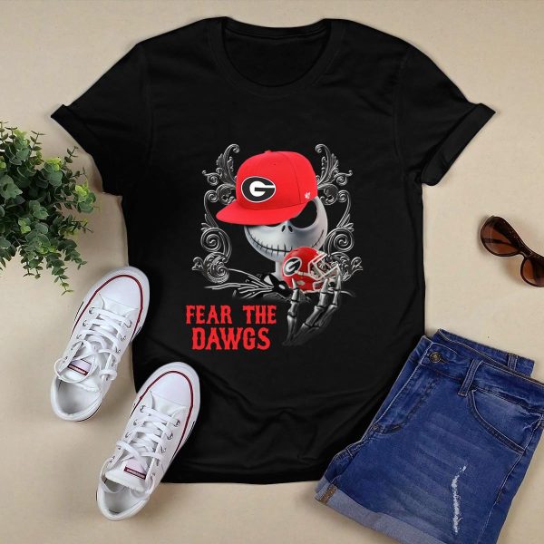 Jack Skellington Fear The Georgia Bulldogs shirt 1